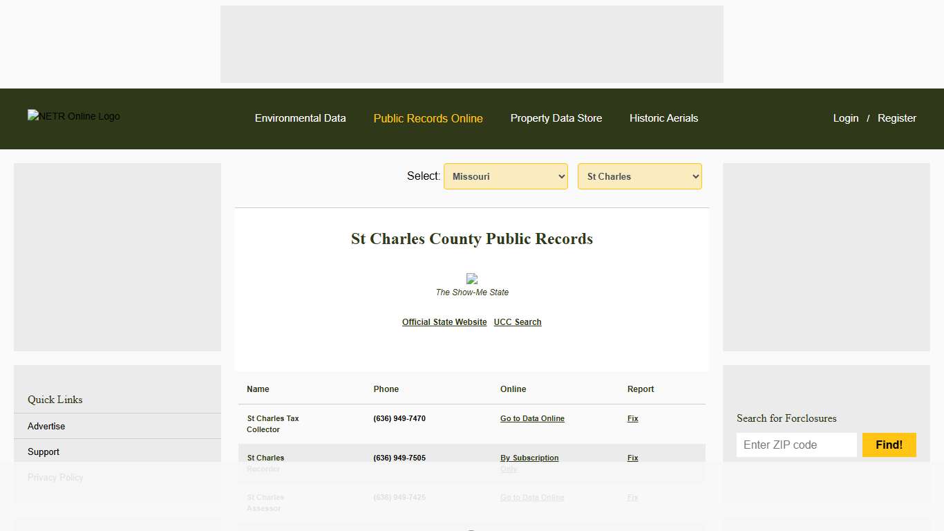 NETR Online • St Charles • St Charles Public Records, Search St Charles Records, St Charles Property Tax, Missouri Property Search, Missouri Assessor